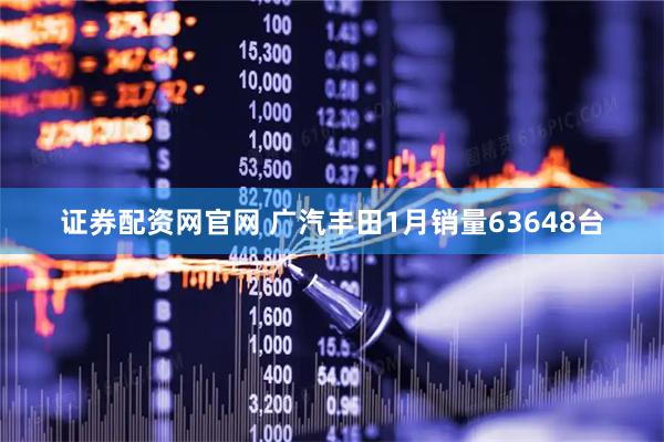证券配资网官网 广汽丰田1月销量63648台